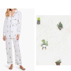 FreshPrint Plant Print Pajama Set